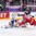 COLOGNE, GERMANY - MAY 21: Russia's Nikita Kucherov #86 scores a third period goal against Finland's Harri Sateri #29 while Joonas Jarvinen #36 defends during bronze medal game action at the 2017 IIHF Ice Hockey World Championship. (Photo by Andre Ringuette/HHOF-IIHF Images)


